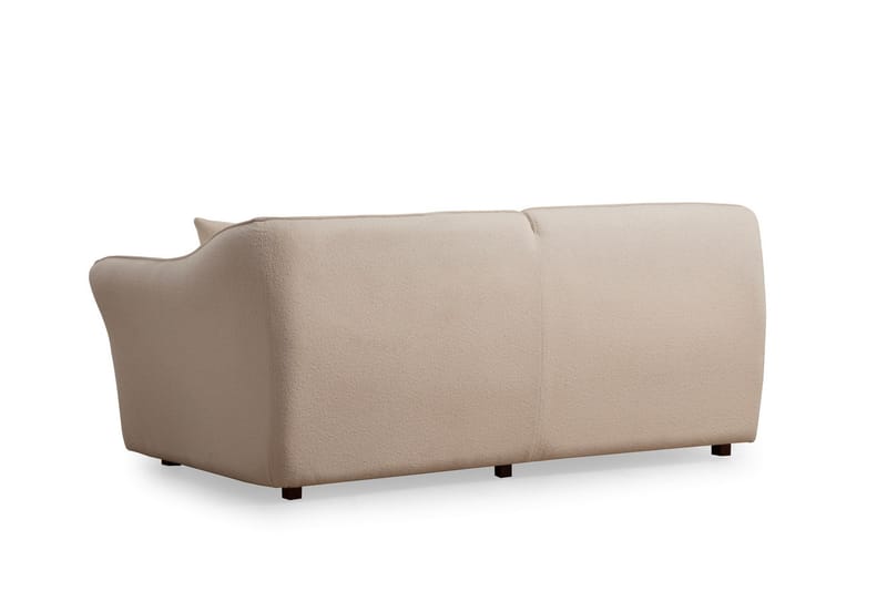 Damor Svängd Soffa 3-sits Beige - Möbler - Vardagsrum - Soffor - 3-sits soffor