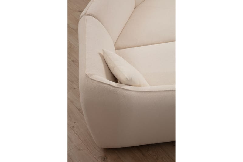 Damor Svängd Soffa 3-sits Beige - Möbler - Vardagsrum - Soffor - 3-sits soffor