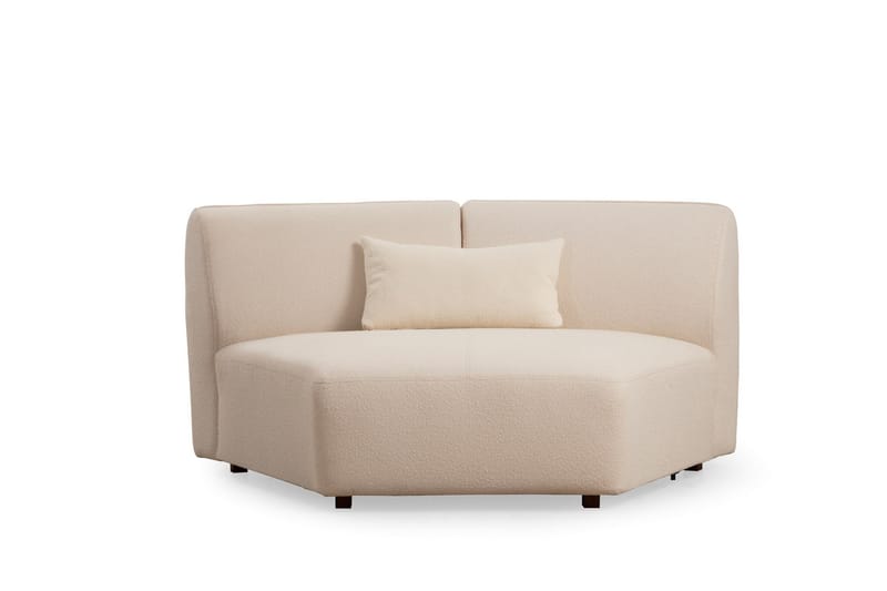 Damor Svängd Soffa 4-sits Beige - Möbler - Vardagsrum - Soffor - 4-sits soffor