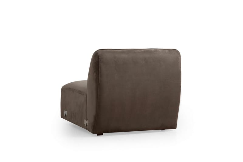 Damor Svängd Soffa 4-sits Brun - Möbler - Vardagsrum - Soffor - 4-sits soffor