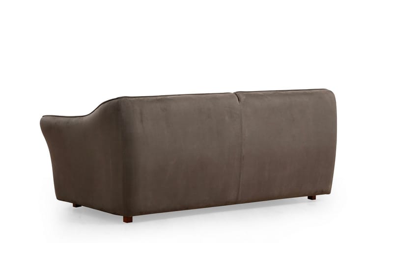 Damor Svängd Soffa 4-sits Brun - Möbler - Vardagsrum - Soffor - 4-sits soffor