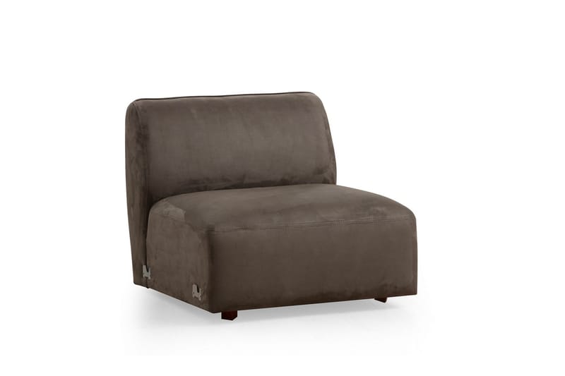 Damor Svängd Soffa 4-sits Brun - Möbler - Vardagsrum - Soffor - 4-sits soffor