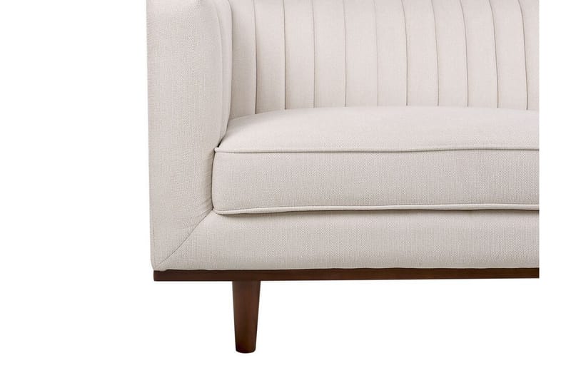 Daymian Soffa 3-sits - Beige/Mörkt trä - Möbler - Vardagsrum - Soffor - 3-sits soffor