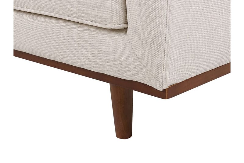 Daymian Soffa 3-sits - Beige/Mörkt trä - Möbler - Vardagsrum - Soffor - 3-sits soffor