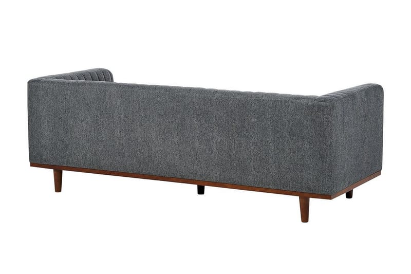 Daymian Soffa 3-sits - Grå/Mörkt trä - Möbler - Vardagsrum - Soffor - 3-sits soffor