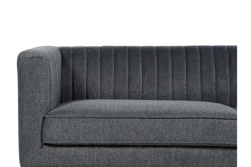 Daymian Soffa 3-sits - Grå/Mörkt trä - Möbler - Vardagsrum - Soffor - 3-sits soffor