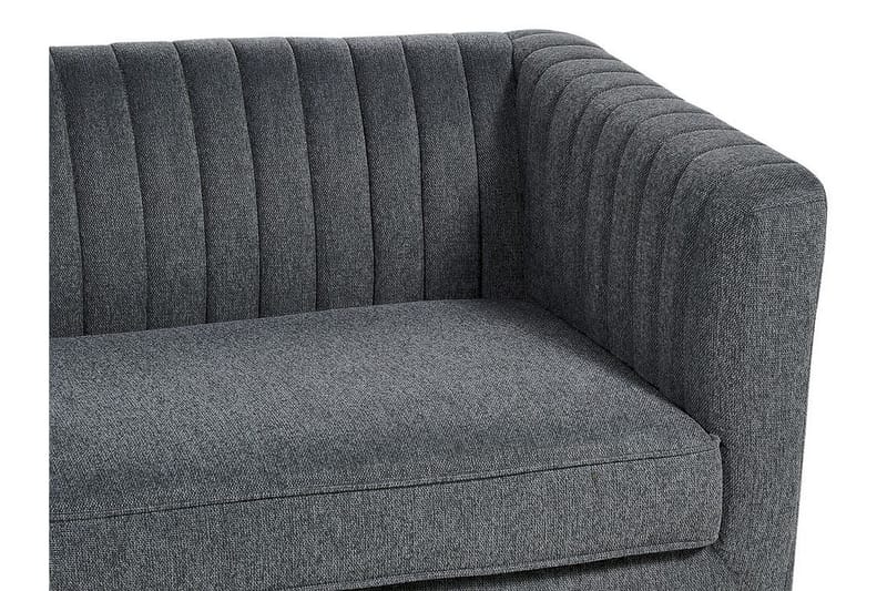 Daymian Soffa 3-sits - Grå/Mörkt trä - Möbler - Vardagsrum - Soffor - 3-sits soffor