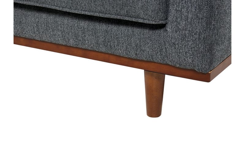 Daymian Soffa 3-sits - Grå/Mörkt trä - Möbler - Vardagsrum - Soffor - 3-sits soffor