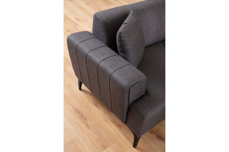 DEERCROFT 3-sits Soffa Mörkgrå - Möbler - Vardagsrum - Soffor - 2-sits soffor