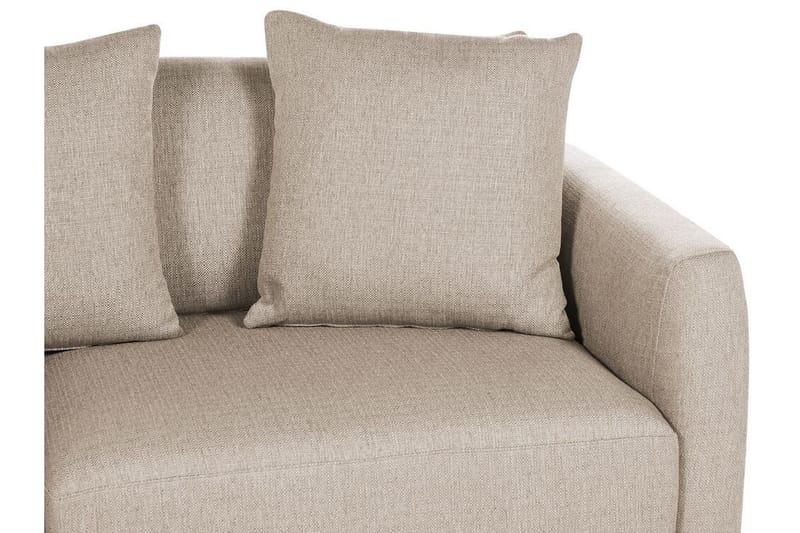 Delisha Soffa 3-sits - Beige/Svart - Möbler - Vardagsrum - Soffor - 3-sits soffor