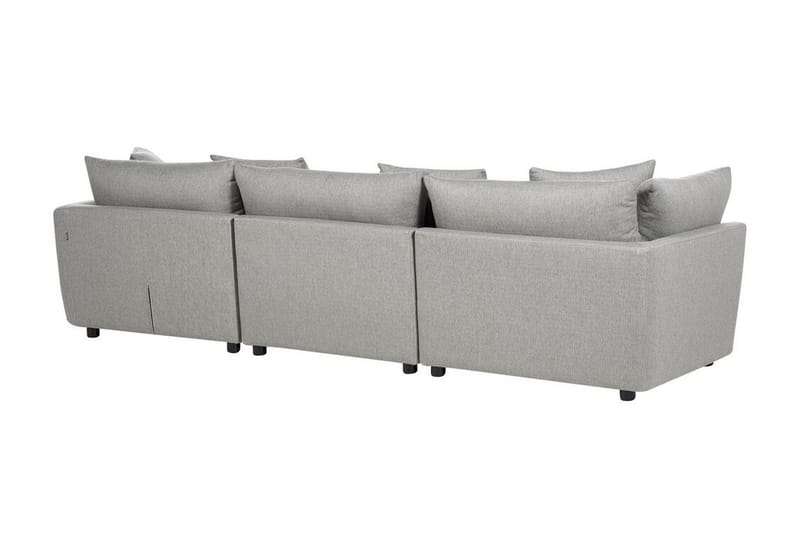 Delisha Soffa 3-sits - Grå/Svart - Möbler - Vardagsrum - Soffor - 3-sits soffor