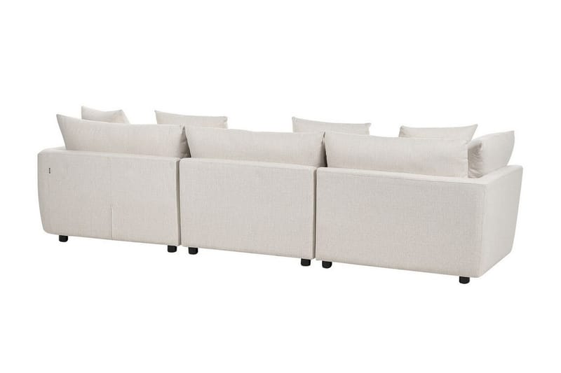 Delisha Soffa 3-sits - Vit/Svart - Möbler - Vardagsrum - Soffor - 3-sits soffor