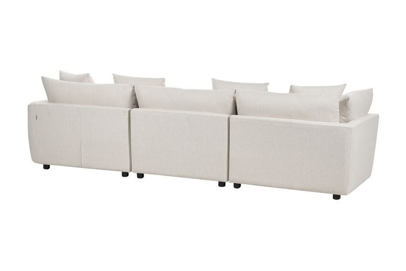 Delisha Soffa 3-sits - Vit/Svart - Möbler - Vardagsrum - Soffor - 3-sits soffor