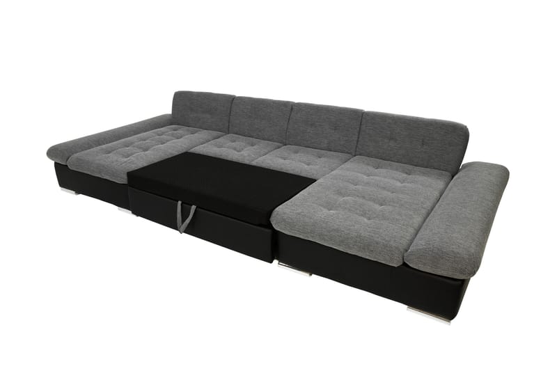 Dewitt Soffa Dubbeldivan 4-sits - Beige - Möbler - Vardagsrum - Soffor - U-soffor