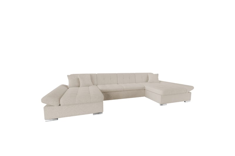 Dewitt Soffa Dubbeldivan 4-sits - Beige - Möbler - Vardagsrum - Soffor - U-soffor