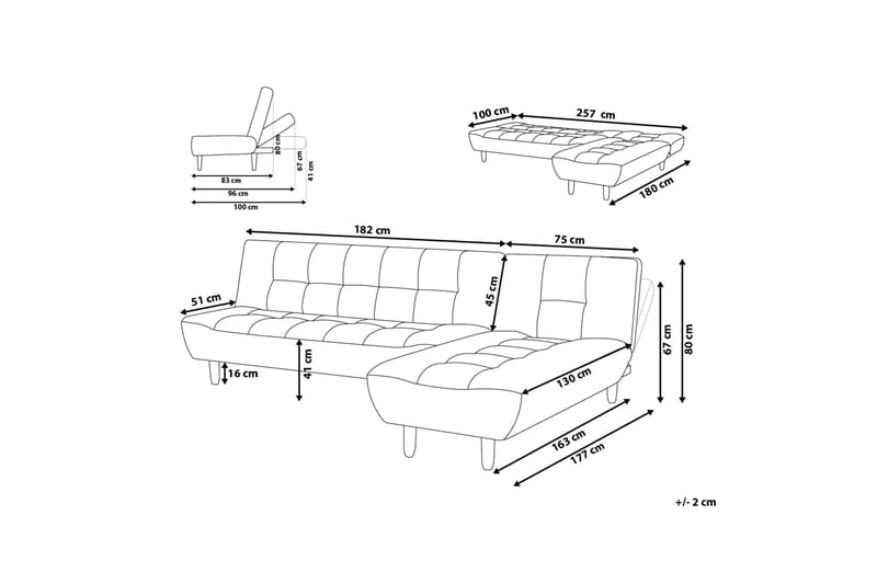 ALSTEN Soffa 182 cm - Möbler - Vardagsrum - Soffor - Divansoffa & schäslong