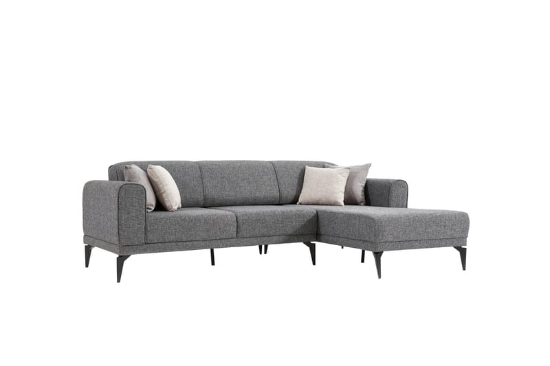 Anadi Soffa m. Divan 4-sits Grå - Möbler - Vardagsrum - Soffor - Divansoffa & schäslong