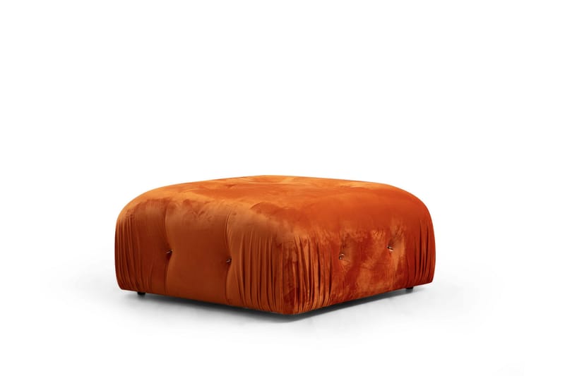 BELGIN Bubblig Divansoffa 3-sits 288 cm Orange - Möbler - Vardagsrum - Soffor - Divansoffa & schäslong