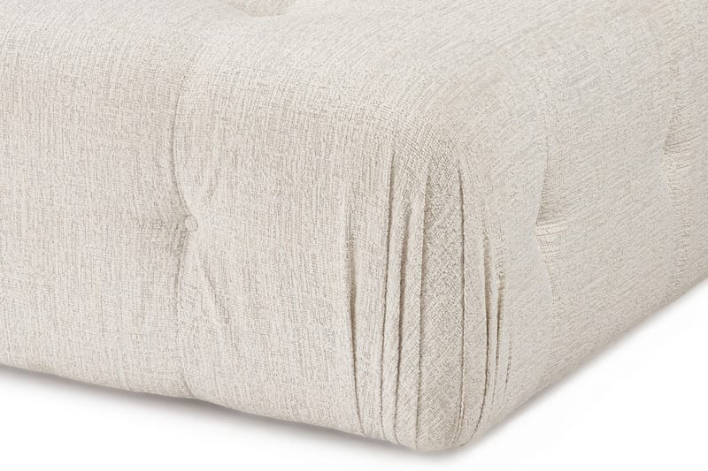 BELGIN Bubblig Divansoffa 3-sits 315 cm Ljusbeige - Möbler - Vardagsrum - Soffor - Divansoffa & schäslong