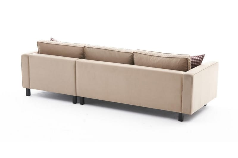 BELLSON Soffa m. Divan 4-sits Beige - Möbler - Vardagsrum - Soffor - Divansoffa & schäslong