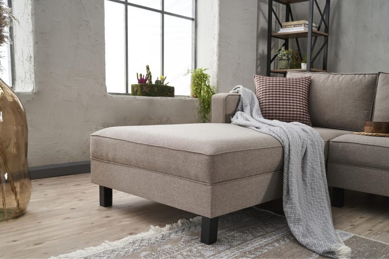 BELLSON Soffa m. Divan 4-sits Cream - Möbler - Vardagsrum - Soffor - Divansoffa & schäslong