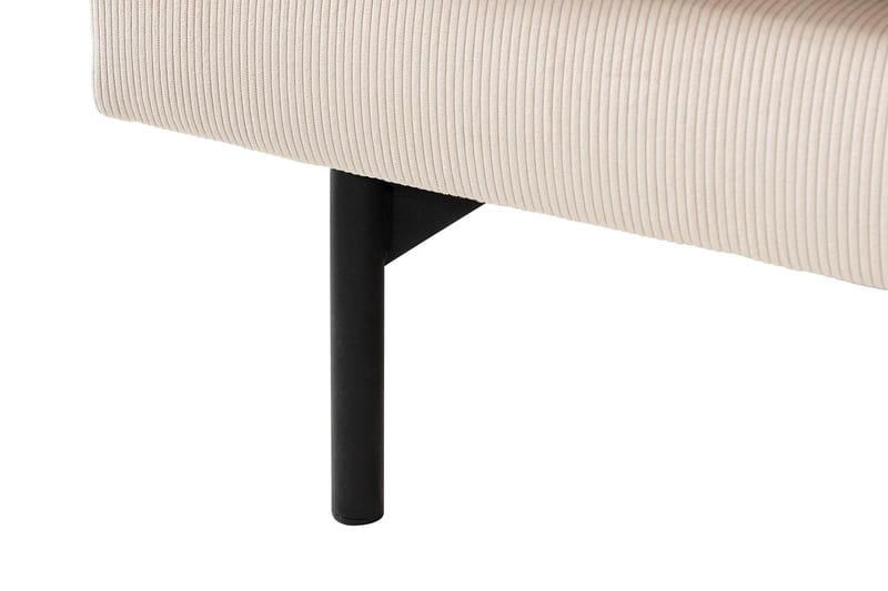 CONCAN 4-sits Soffa med Schäslong Höger Beige/Svart - Möbler - Vardagsrum - Soffor - Divansoffa & schäslong