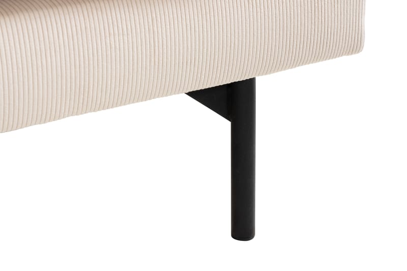 CONCAN 4-sits Soffa med Schäslong Vänster Beige/Svart - Möbler - Vardagsrum - Soffor - Divansoffa & schäslong