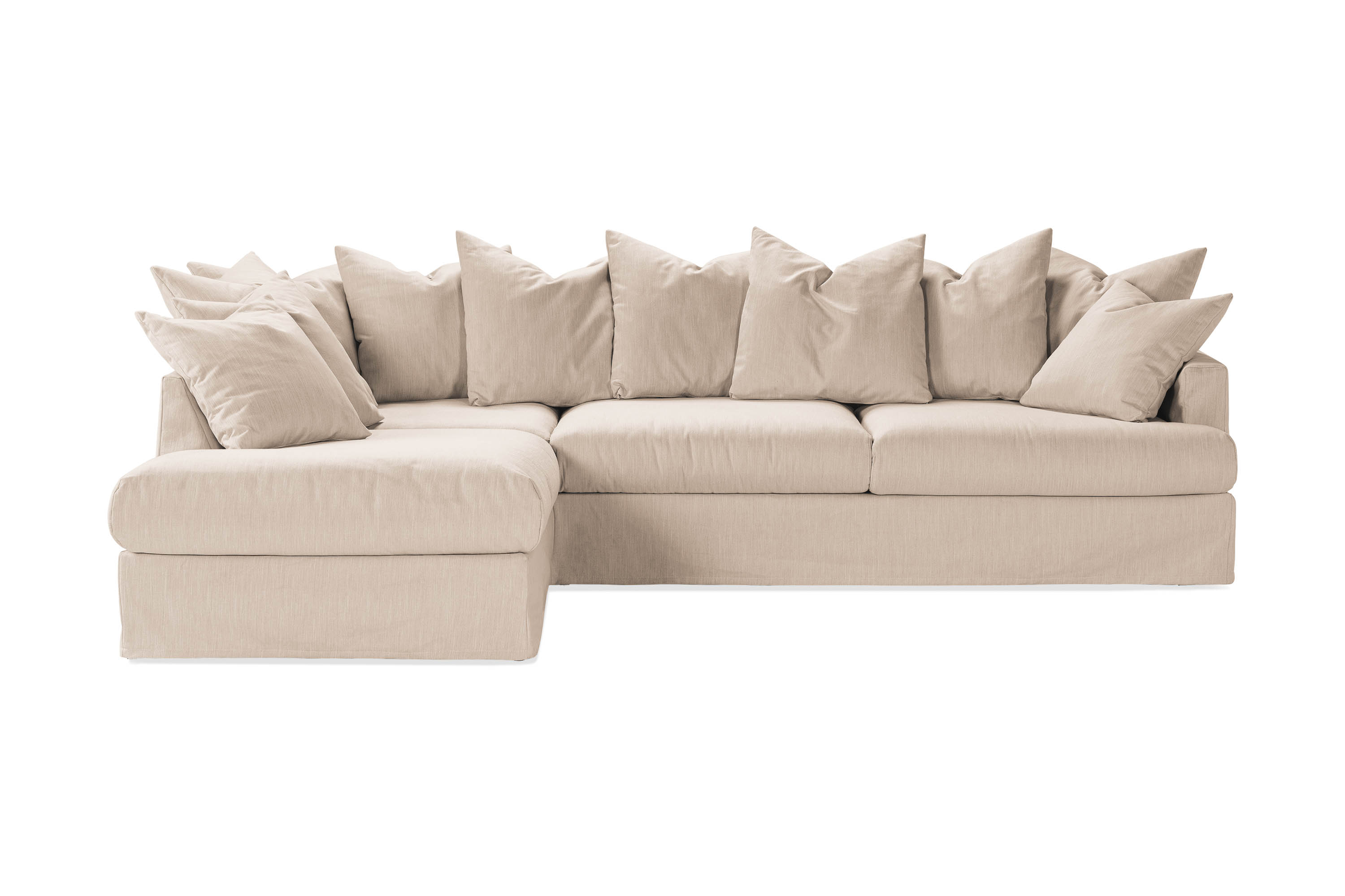 CONCAN Soffa med Schäslong Vänster Beige – Beige