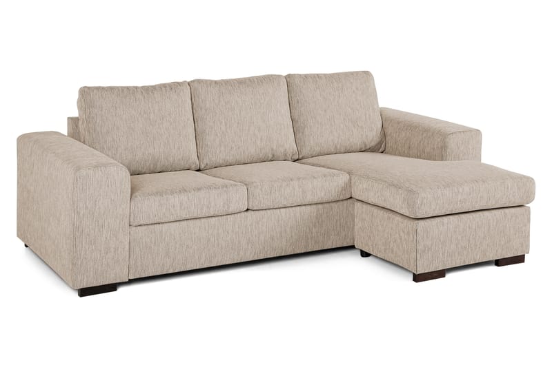 CONNECT Divansoffa 3-sits Vändbar Beige - Möbler - Vardagsrum - Soffor - Divansoffa & schäslong