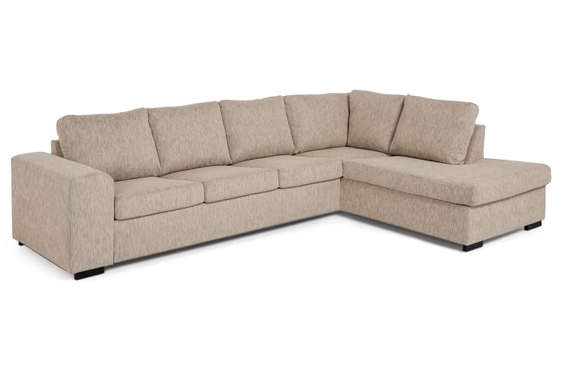 CONNECT Soffa med Schäslong Höger Beige - Möbler - Vardagsrum - Soffor - Divansoffa & schäslong