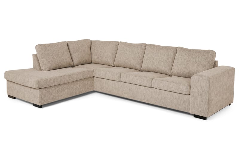 CONNECT Soffa med Schäslong Large Vänster Beige - Möbler - Vardagsrum - Soffor - Divansoffa & schäslong