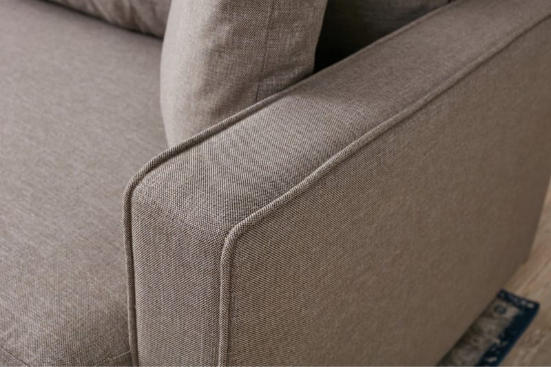 ENSGAS Soffa m. Divan 4-sits Beige - Möbler - Vardagsrum - Soffor - Divansoffa & schäslong