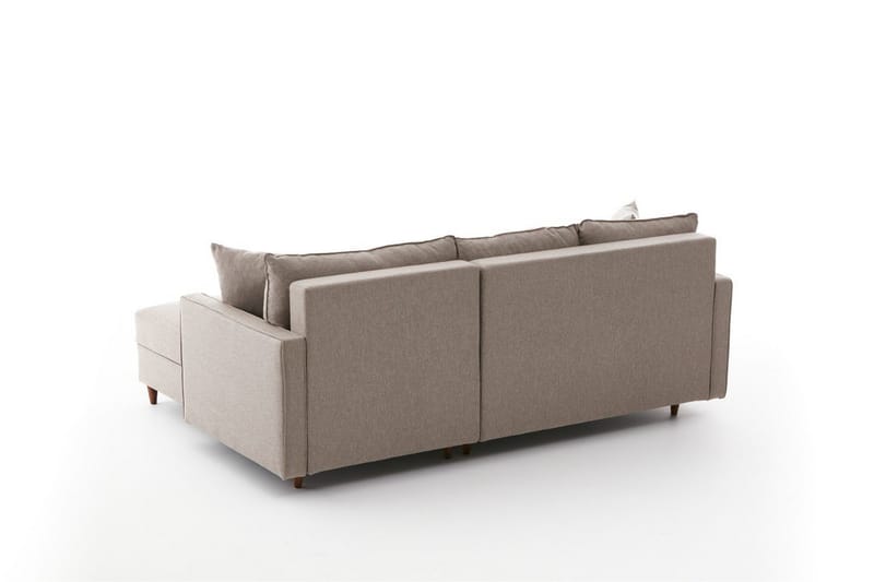 ENSGAS Soffa m. Divan 4-sits Beige - Möbler - Vardagsrum - Soffor - Divansoffa & schäslong