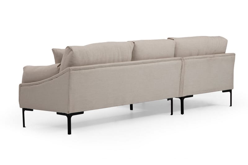 Lintley Soffa m. Divan 4-sits Cream - Möbler - Vardagsrum - Soffor - Divansoffa & schäslong