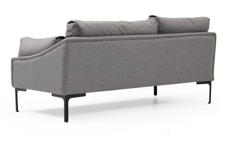 Lintley Soffa m. Divan 4-sits Grå - Möbler - Vardagsrum - Soffor - Divansoffa & schäslong