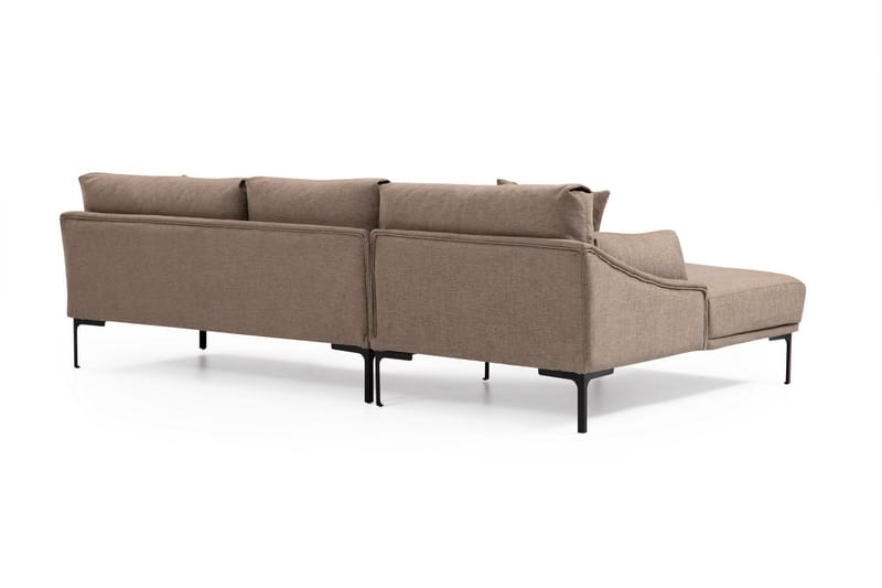 Lintley Soffa m. Divan 4-sits Mocha - Möbler - Vardagsrum - Soffor - Divansoffa & schäslong