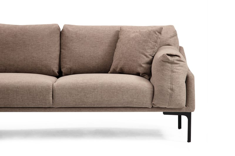 Lintley Soffa m. Divan 4-sits Mocha - Möbler - Vardagsrum - Soffor - Divansoffa & schäslong