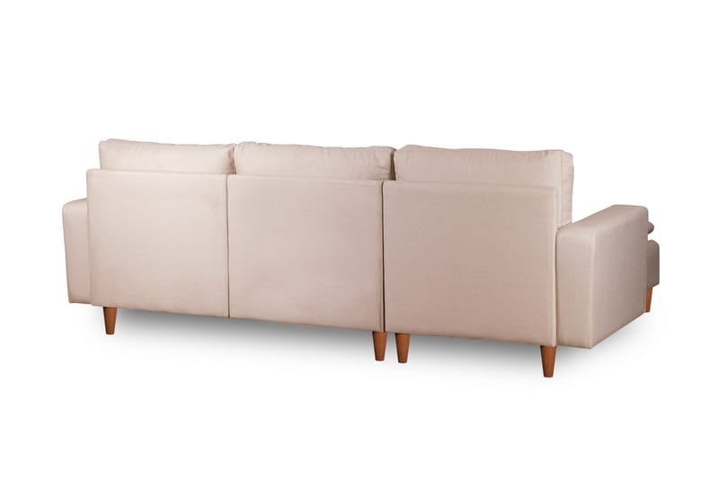 Lungo  Soffa m. Divan 4-sits Beige - Möbler - Vardagsrum - Soffor - Divansoffa & schäslong