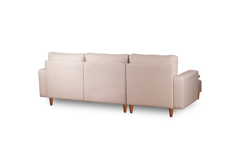 Lungo  Soffa m. Divan 4-sits Beige - Möbler - Vardagsrum - Soffor - Divansoffa & schäslong