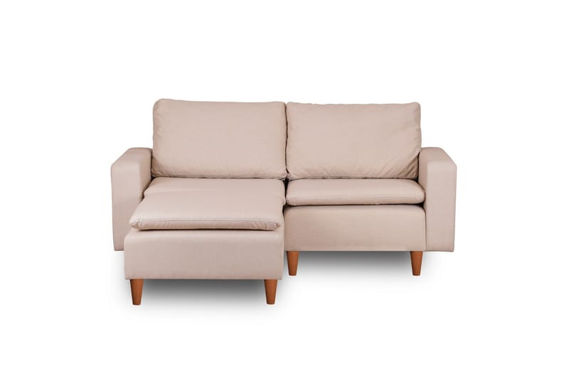 Lungo  Soffa m. Divan 4-sits Beige - Möbler - Vardagsrum - Soffor - Divansoffa & schäslong