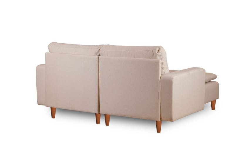 Lungo  Soffa m. Divan 4-sits Beige - Möbler - Vardagsrum - Soffor - Divansoffa & schäslong