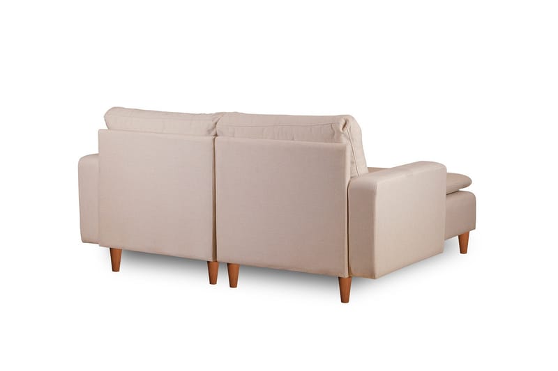 Lungo  Soffa m. Divan 4-sits Beige - Möbler - Vardagsrum - Soffor - Divansoffa & schäslong