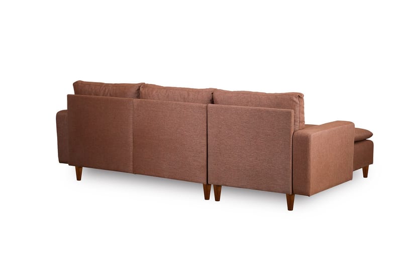 Lungo  Soffa m. Divan 4-sits Ljusbrun - Möbler - Vardagsrum - Soffor - Divansoffa & schäslong