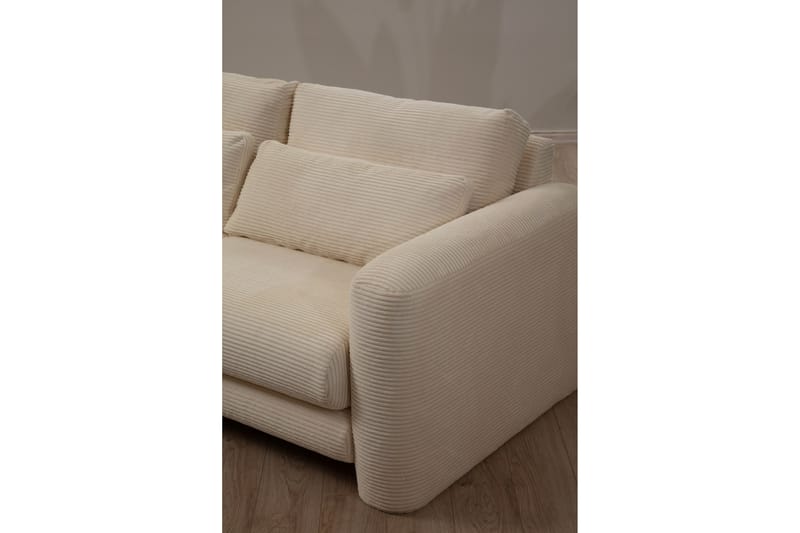 Makhan Soffa m. Divan 3-sits Beige - Möbler - Vardagsrum - Soffor - Divansoffa & schäslong