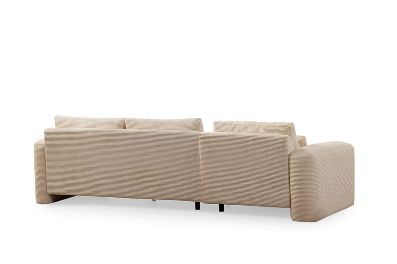 Makhan Soffa m. Divan 3-sits Beige - Möbler - Vardagsrum - Soffor - Divansoffa & schäslong