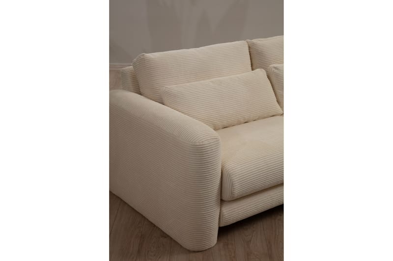 Makhan Soffa m. Divan 3-sits Beige - Möbler - Vardagsrum - Soffor - Divansoffa & schäslong