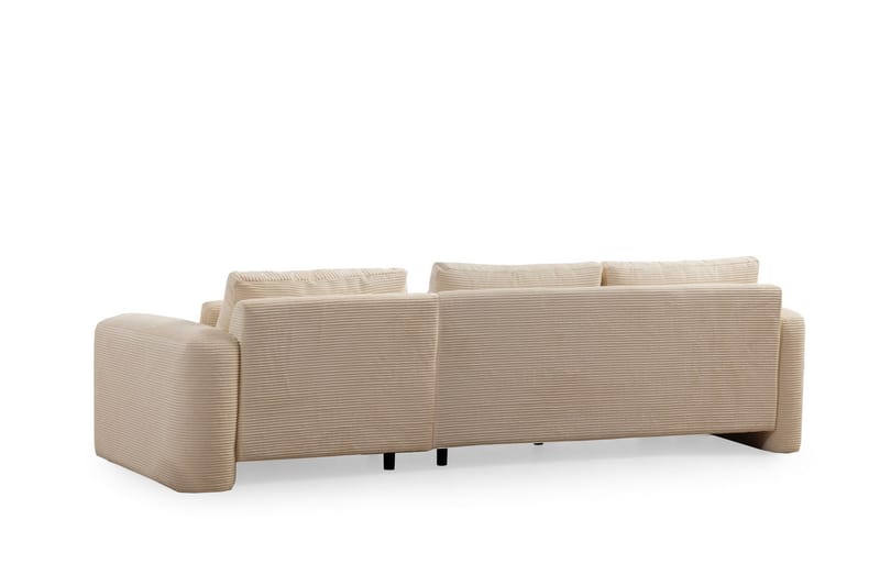 Makhan Soffa m. Divan 3-sits Beige - Möbler - Vardagsrum - Soffor - Divansoffa & schäslong