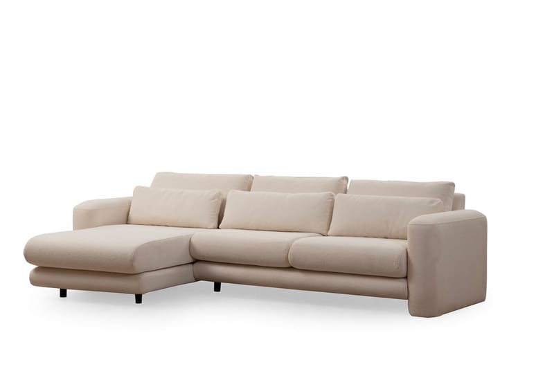 Makhan Soffa m. Divan 3-sits Ljusbeige - Möbler - Vardagsrum - Soffor - Divansoffa & schäslong