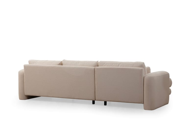 Makhan Soffa m. Divan 3-sits Ljusbeige - Möbler - Vardagsrum - Soffor - Divansoffa & schäslong