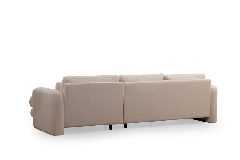 Makhan Soffa m. Divan 3-sits Ljusbeige - Möbler - Vardagsrum - Soffor - Divansoffa & schäslong